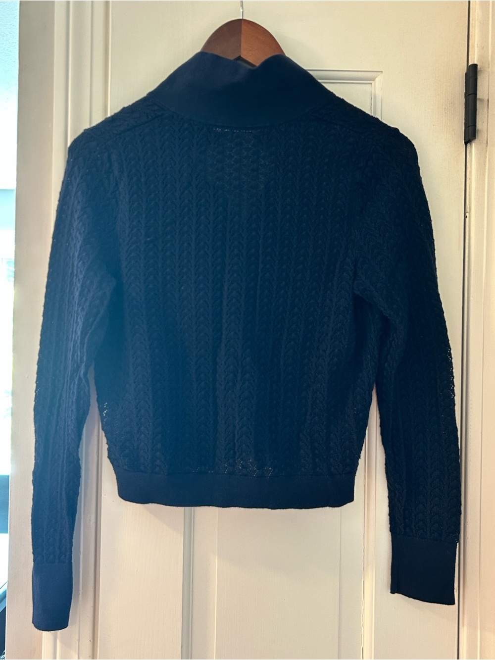 GAP Navy Rib Tank with Navy Button-Front Cardigan Set - Picture 3 of 15